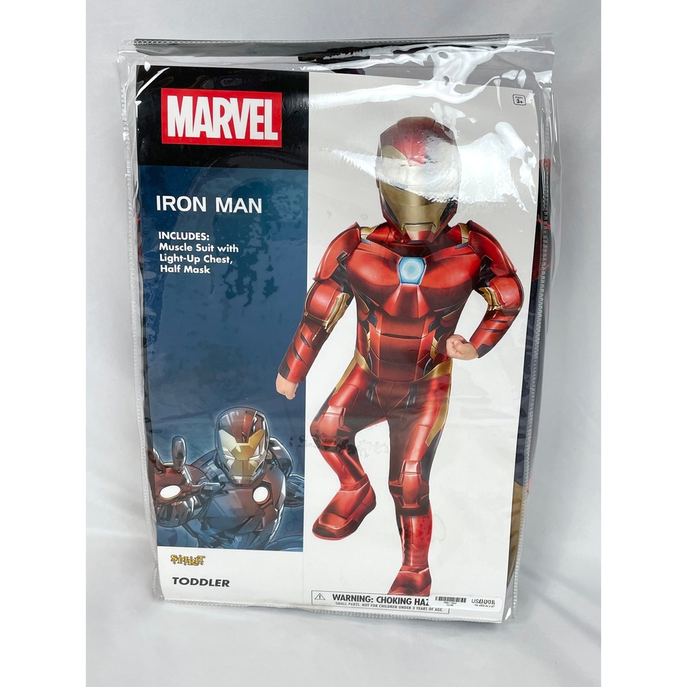 Spirit Halloween Toddler 5T-6T Marvel Iron Man Avengers Costume Dress Up Red